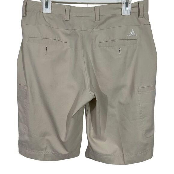 Adidas Golf Cream Colored Athletic Shorts - Picture 2 of 4